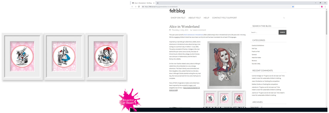 Alice in Wonderland art prints by Eclectic at HeART