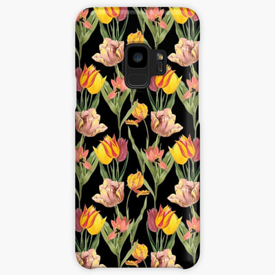 Vintage Floral Samsung Galaxy cases and skins by Eclectic at HeART