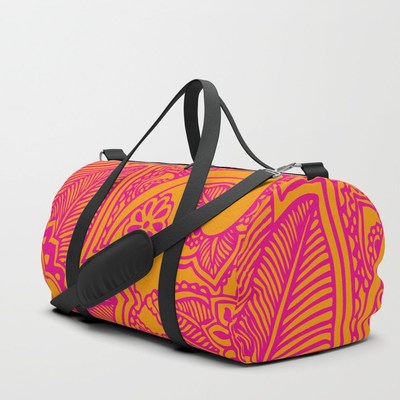 Floral Pattern duffle bag by Eclectic at HeART