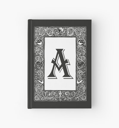 Monogram hardcover journals by Eclectic at HeART