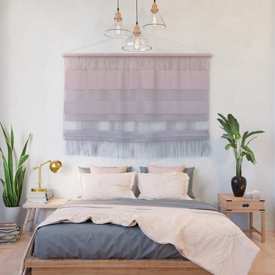 Rose Quartz and Serenity fabric wall hanging by Eclectic at HeART