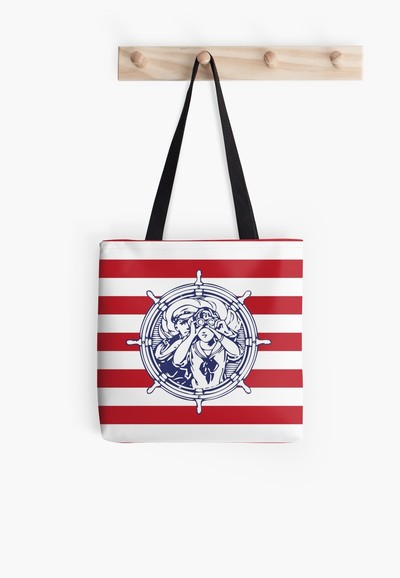 Sail Away With Me tote bag by Eclectic at HeART