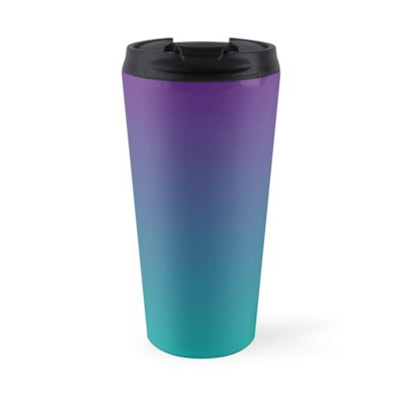 Ombre travel mugs by Eclectic at HeART
